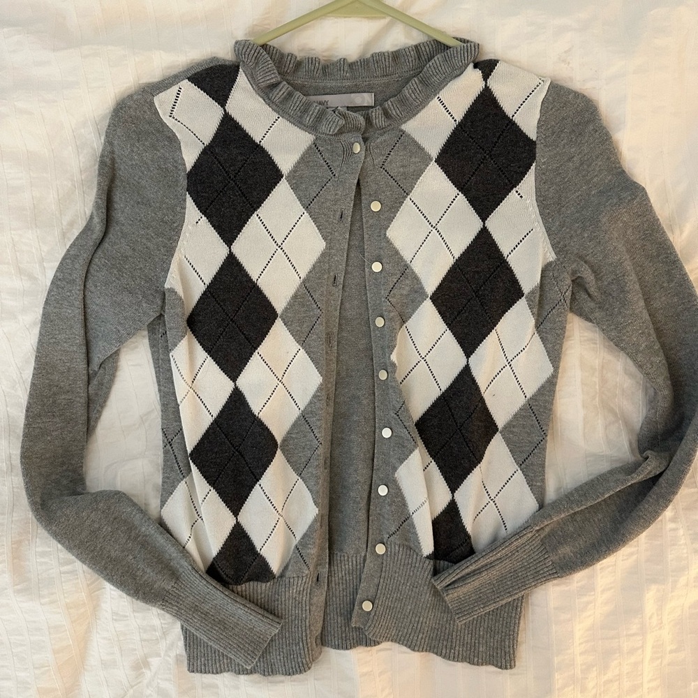 Argyle Cardigen